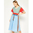 Tory Burch Sukienka codzienna Color-Block Poplin 63610 Kolorowy Regular Fit