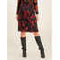 Tory Burch Spódnica plisowana Paisley Pleated Skirt 63928 Czarny Regular Fit