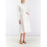 Tory Burch Sukienka koszulowa 53852 Biały Regular Fit