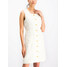 Tory Burch Sukienka letnia Linen Shift 53819 Biały Slim Fit