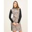 Tory Burch Sukienka codzienna Silk Front Sweater 60208 Kolorowy Regular Fit
