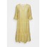 Soyaconcept ITALY Sukienka letnia yellow combi SO821C07J