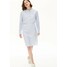 Lacoste EF4525 Sukienka koszulowa bleu clair / blanc / bleu marine LA221C047