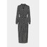 Selected Femme SLFLADY POPPY MIDI DRESS Sukienka letnia black/white SE521C0ZD
