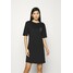 Armani Exchange VESTITO Sukienka z dżerseju black ARC21C02K