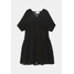 Selected Femme Curve SLFABI SHORT DRESS Sukienka letnia black SEW21C00E