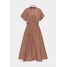 Paul Smith WOMENS DRESS Sukienka koszulowa brown PS921C017