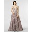 Luxuar Fashion Damska sukienka wieczorowa z etolą 457405-0001