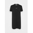 Calvin Klein Jeans MICRO BRANDING DRESS Sukienka z dżerseju black C1821C06Z