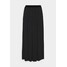 Rich & Royal SKIRT PLISSEE Długa spódnica black RI521B01R