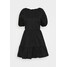 Glamorous Petite DOUBLE TIE BACK MINI DRESSES WITH PUFF Sukienka letnia black GLB21C06G