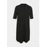 TOM TAILOR DENIM DRESS Sukienka dzianinowa deep black TO721C0CR