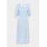 Hollister Co. TREND MIDI DRESS Sukienka letnia blue H0421C03G