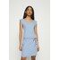 Ragwear TAG CHEVRON Sukienka z dżerseju blue R5921C08A