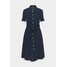 Marks & Spencer London MIDI SHIRT DRESS Sukienka letnia dark blue QM421C042