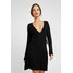 Even&Odd Petite BASIC DAY DRESS Sukienka letnia black EVF21C01F
