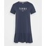 Tommy Jeans LOGO PEPLUM DRESS Sukienka z dżerseju twilight navy TOB21C054