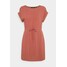 Vero Moda Petite VMSIMPLY EASY TIE SHORT DRESS Sukienka letnia marsala VM021C089