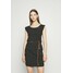 Ragwear TAG CHEVRON Sukienka z dżerseju black R5921C08A