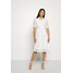NA-KD SHORT SLEEVE DRESS Sukienka koszulowa white NAA21C0CW