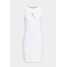Calvin Klein Jeans BONDED RACER BACK DRESS Sukienka etui bright white/marble C1821C07B