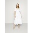 NA-KD STRUCTURED VOLUME MIDI DRESS Długa sukienka white NAA21A04P