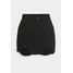 Missguided Petite RIPPED SKIRT Spódnica jeansowa black M0V21B046