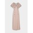 Maya Deluxe V NECK RUFFLE EMBELLISHED DRESS Suknia balowa frosted pink M2Z21C085