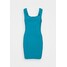 Missguided SWEETHEART NECK BODYCON DRESS Sukienka letnia blue M0Q21C1T1