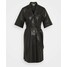ARKET GLIMMER LEATHER DRESS Sukienka letnia black ARU21C015