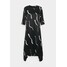 Marimekko VUOSI LAUHA DRESS Sukienka letnia black/light beige M4K21C03P