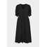 Selected Femme SLFVELLA MIDI DRESS Sukienka letnia black SE521C0WB