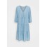 Cream AMIRA VOLUME DRESS Sukienka letnia blue denim CR221C0KA