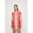 Farm Rio EMBROIDERED WESTERN DRESS Sukienka koszulowa light pink F0I21C00J