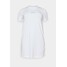 Calvin Klein Jeans Plus MICRO BRANDING DRESS Sukienka z dżerseju bright white C2Q21C00A