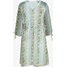 Esqualo DRESS SNAKE PRINT Sukienka koszulowa turquoise ESM21C00A
