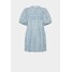 Forever New PUFF SLEEVE MINI DRESS 2-IN-1 Sukienka letnia blue FOD21C0BY