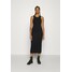 Weekday STELLA TANK DRESS Sukienka z dżerseju black WEB21C056