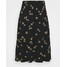 Thought EVERLY TIERED FLARE SKIRT Spódnica trapezowa black T0Z21B007