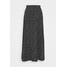 ONLY Tall ONLZILLE MAXI SKIRT Długa spódnica black/white OND21B015