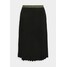 CAPSULE by Simply Be PLEATED SKIRT WITH WAISTBAND Spódnica plisowana black CAS21B010