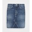 Tommy Jeans SHORT SKIRT Spódnica trapezowa blue denim TOB21B02Y