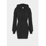 Topshop SHORT HOODED DRESS Sukienka letnia black TP721C1F6