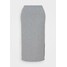 Noisy May Tall NMMOX LONG SLIT SKIRT Długa spódnica medium grey melange NOB21B017