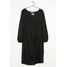 Marks & Spencer London Sukienka dzianinowa black ZIR008VSB