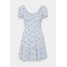 Hollister Co. CHAIN SHORT DRESS Sukienka letnia blue H0421C03C