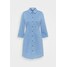 Marc O'Polo DRESS SHORT SHIRT STYLE,BUTTON PLACKET ROUNDED HEMLINE Sukienka koszulowa blue MA321C0NS
