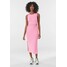 Bershka MIT CUT-OUTS AN DER SEITE Sukienka z dżerseju pink BEJ21C0GX