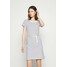 Tommy Hilfiger COOL SHORT DRESS Sukienka z dżerseju white/sky TO121C0AH