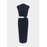 Lauren Ralph Lauren MID WEIGHT DRESS 2-TONE Sukienka z dżerseju navy L4221C15G